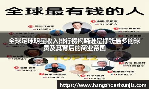 全球足球明星收入排行榜揭晓谁是挣钱最多的球员及其背后的商业帝国